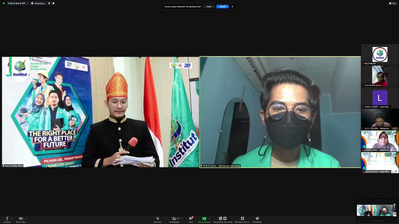 Seminar Nasional Online Institut Stiami dengan tema 