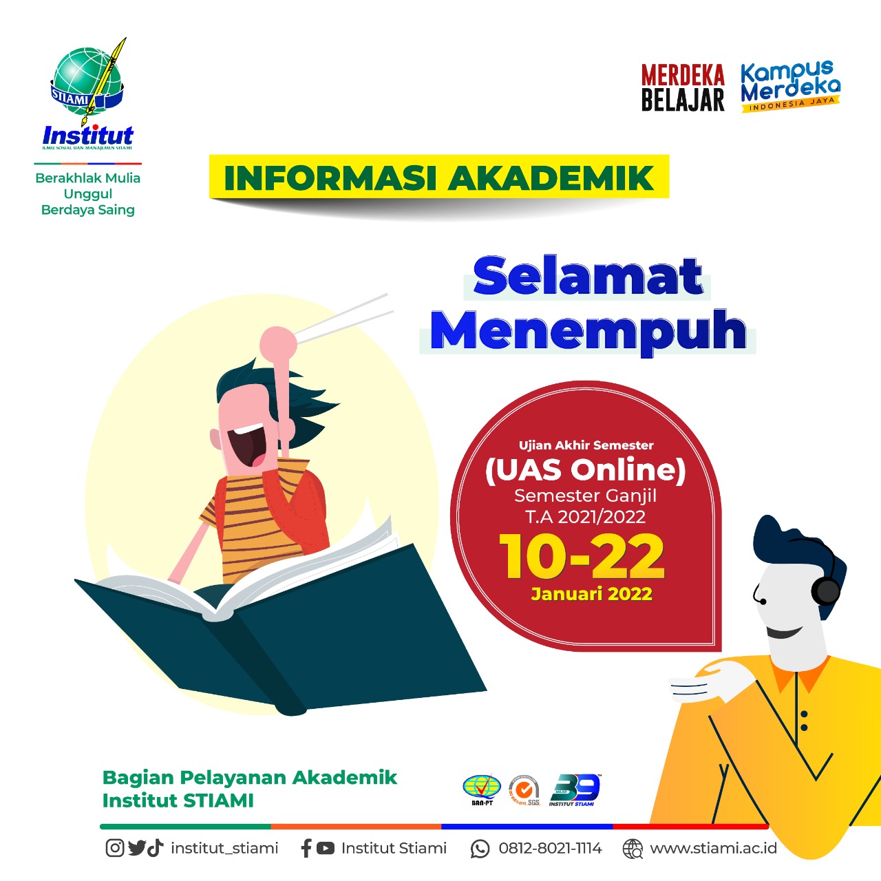 INFO AKADEMIK UAS ONLINE SEMESTER GANJIL TA 2021/2