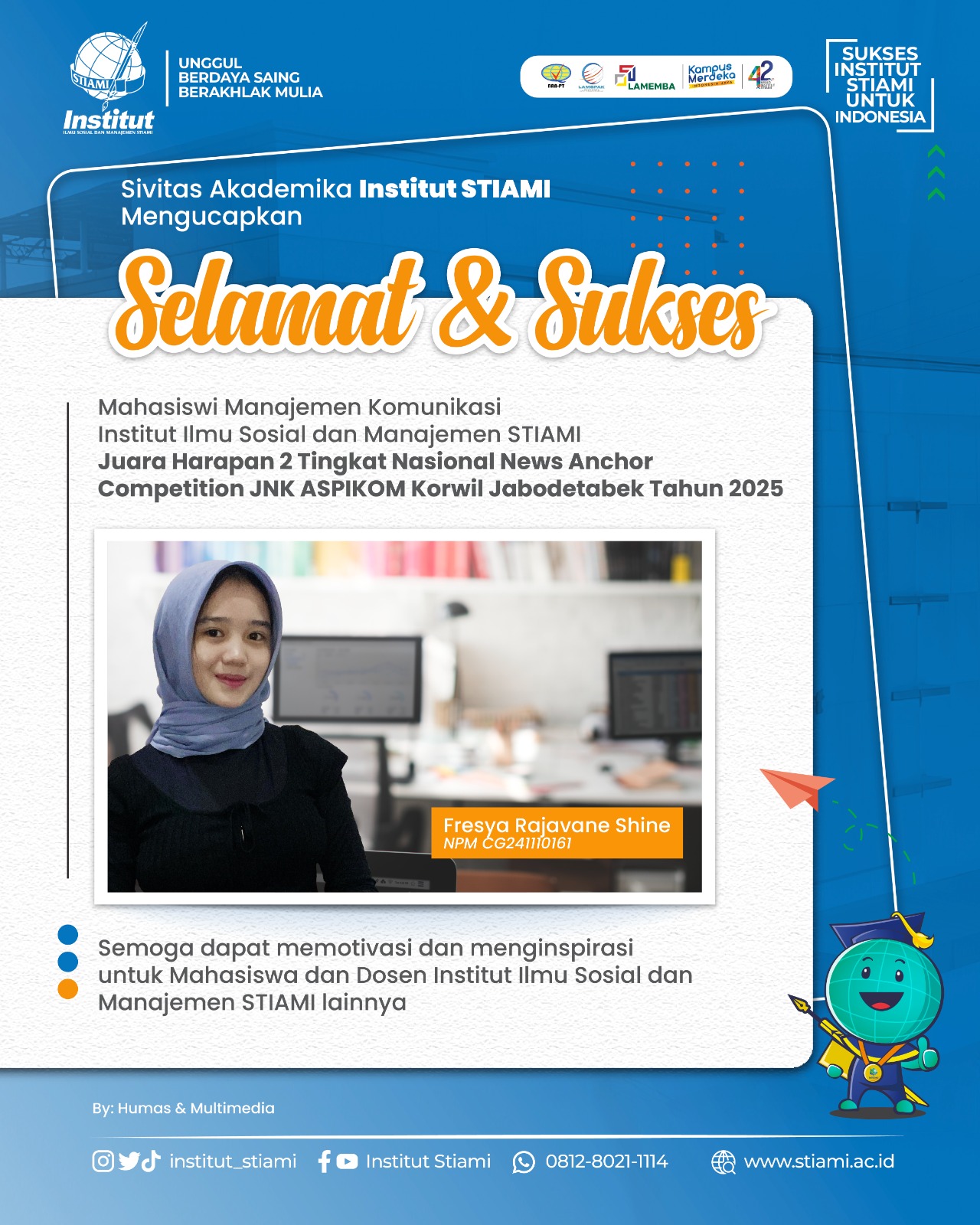 News Anchor  Competition JNK ASPIKOM Korwil Jabodetabek Tahun 2025