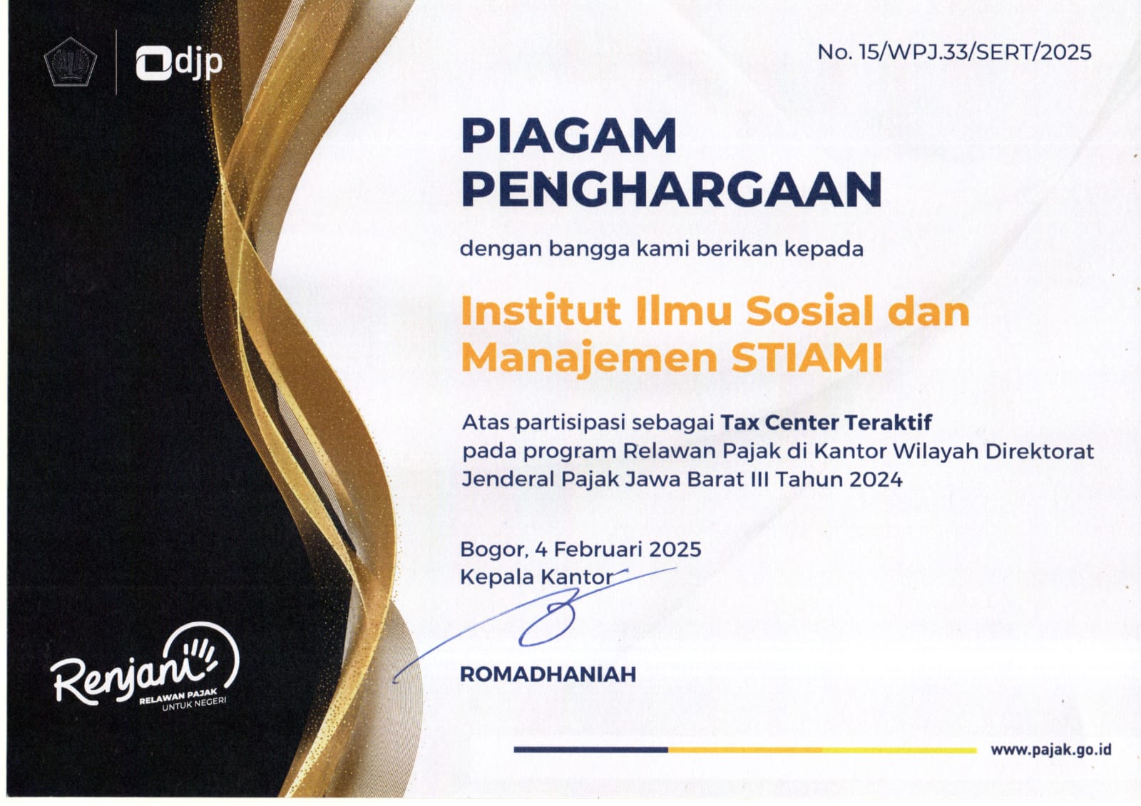 Relawan Pajak Tahun 2024