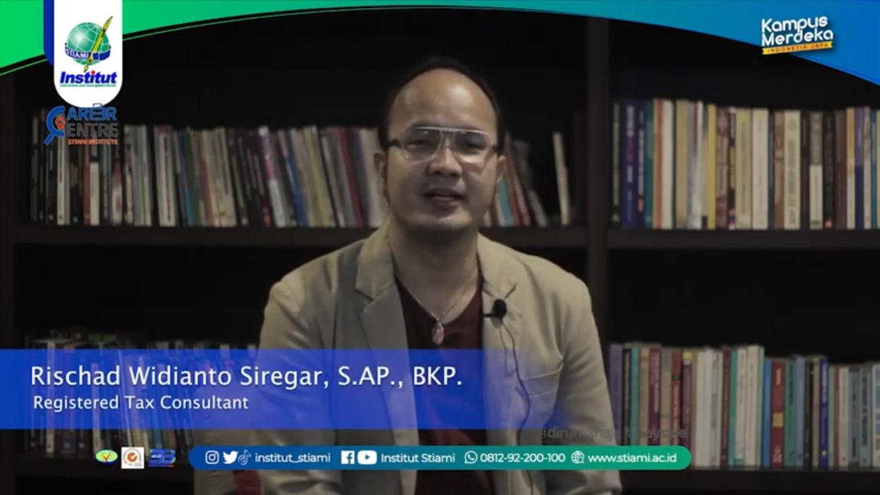 Testimoni Alumni Institut STIAMI | Rischard Widianto Sirega